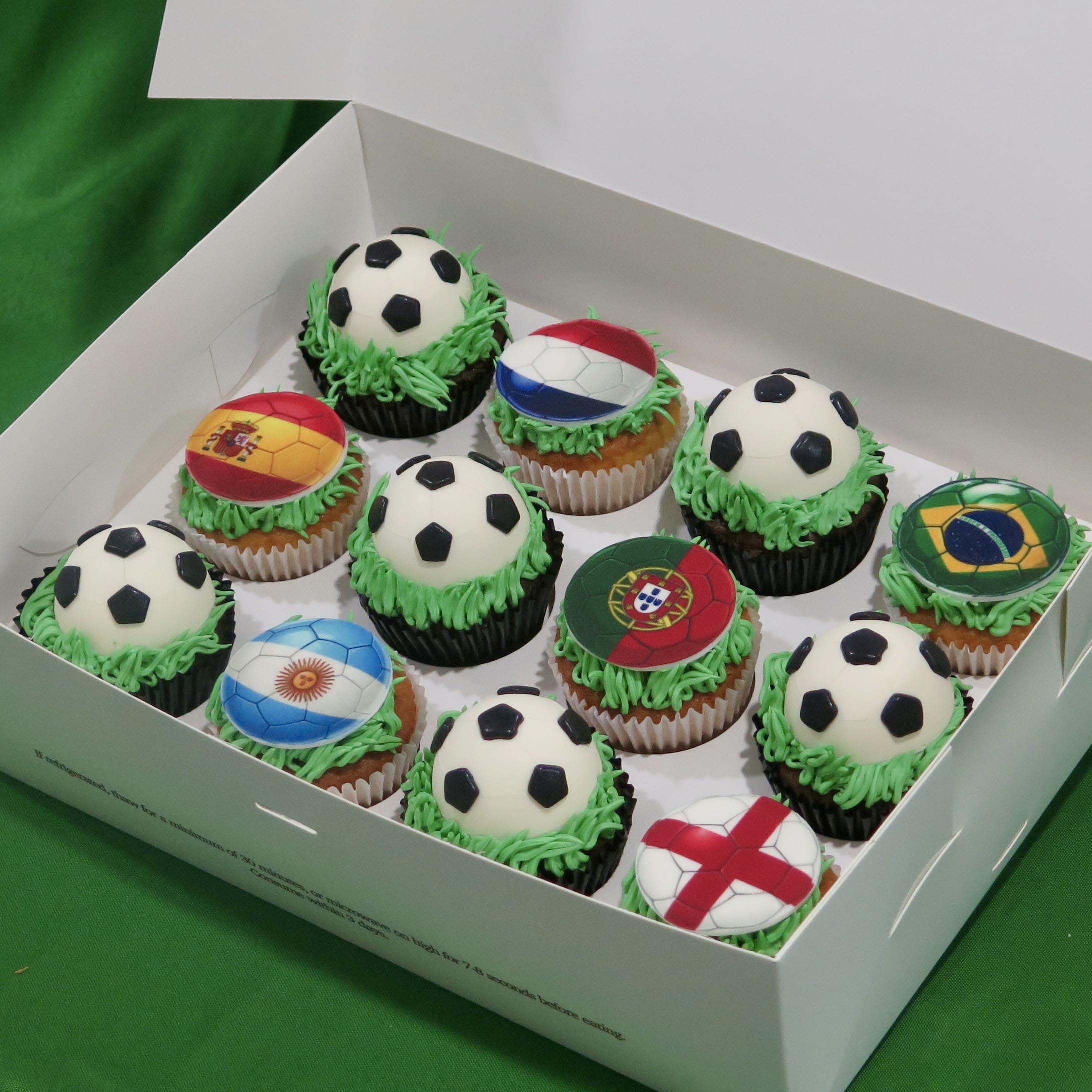 FIFA soccers cupcake