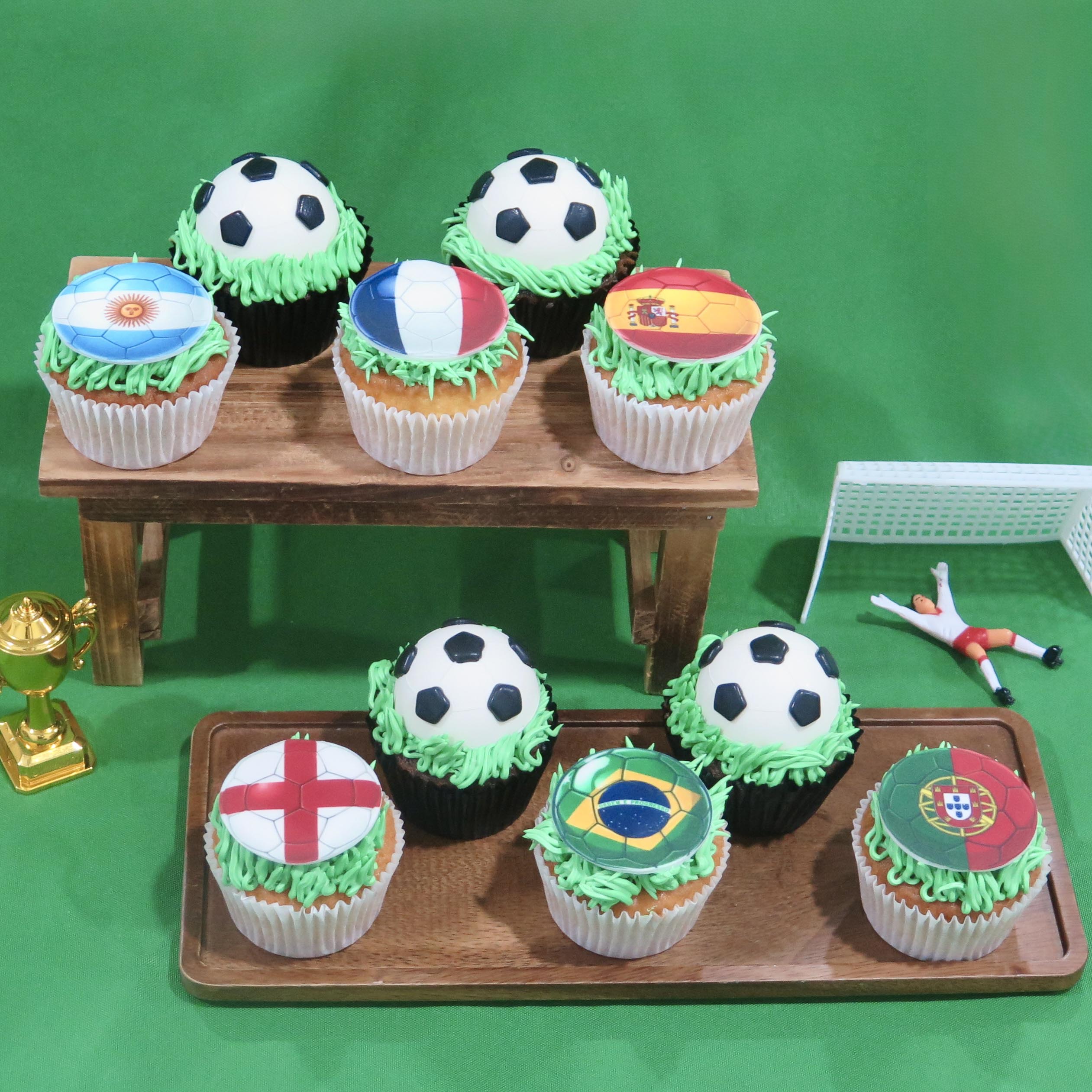 FIFA soccers cupcake