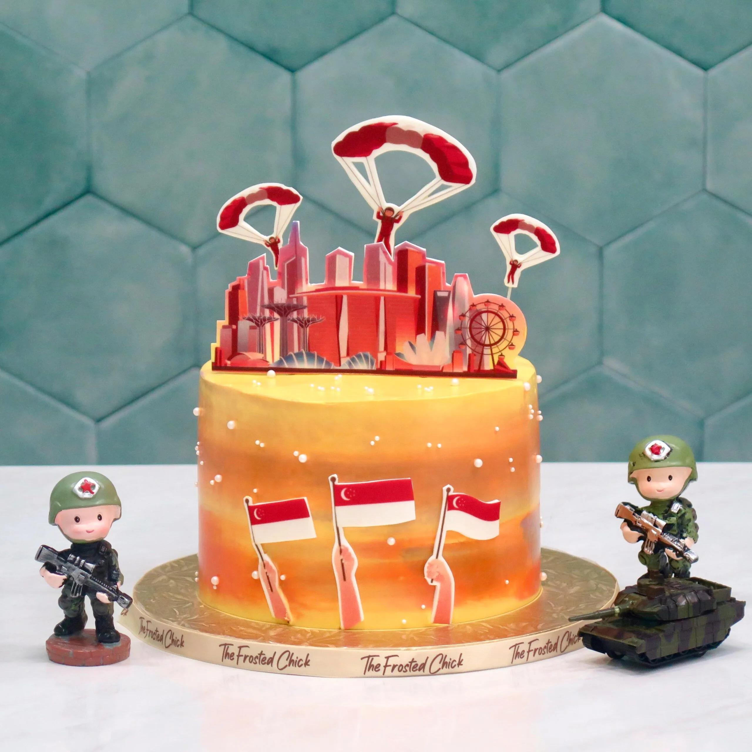 National Day Parade We Are Singapore Cake