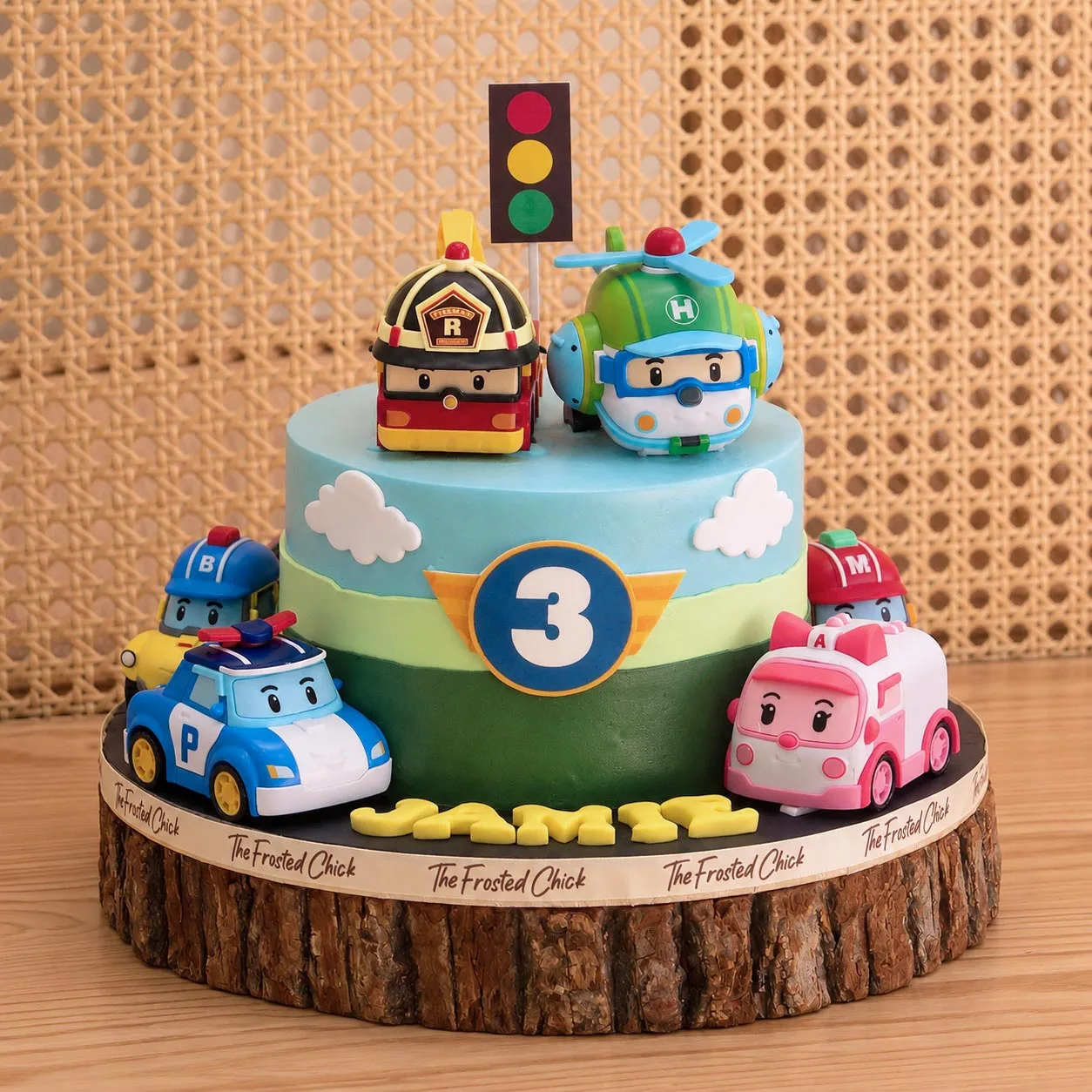 Robocar Poli Adventure Cake