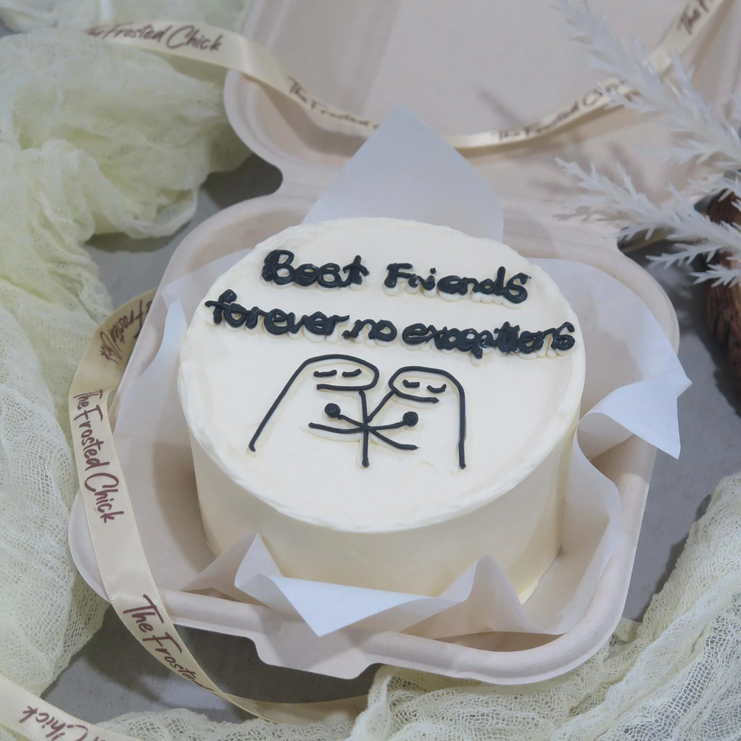 Best Friends Forever Bento Cake