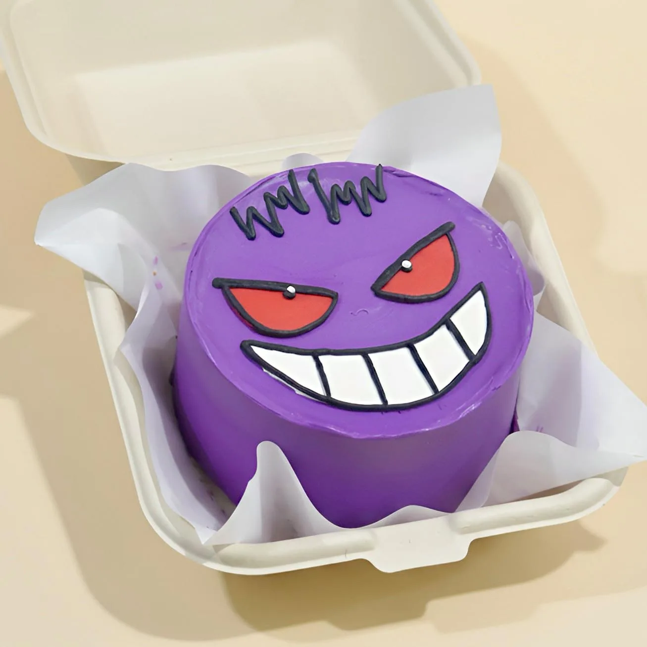 Gengar Pokemon Bento Cake