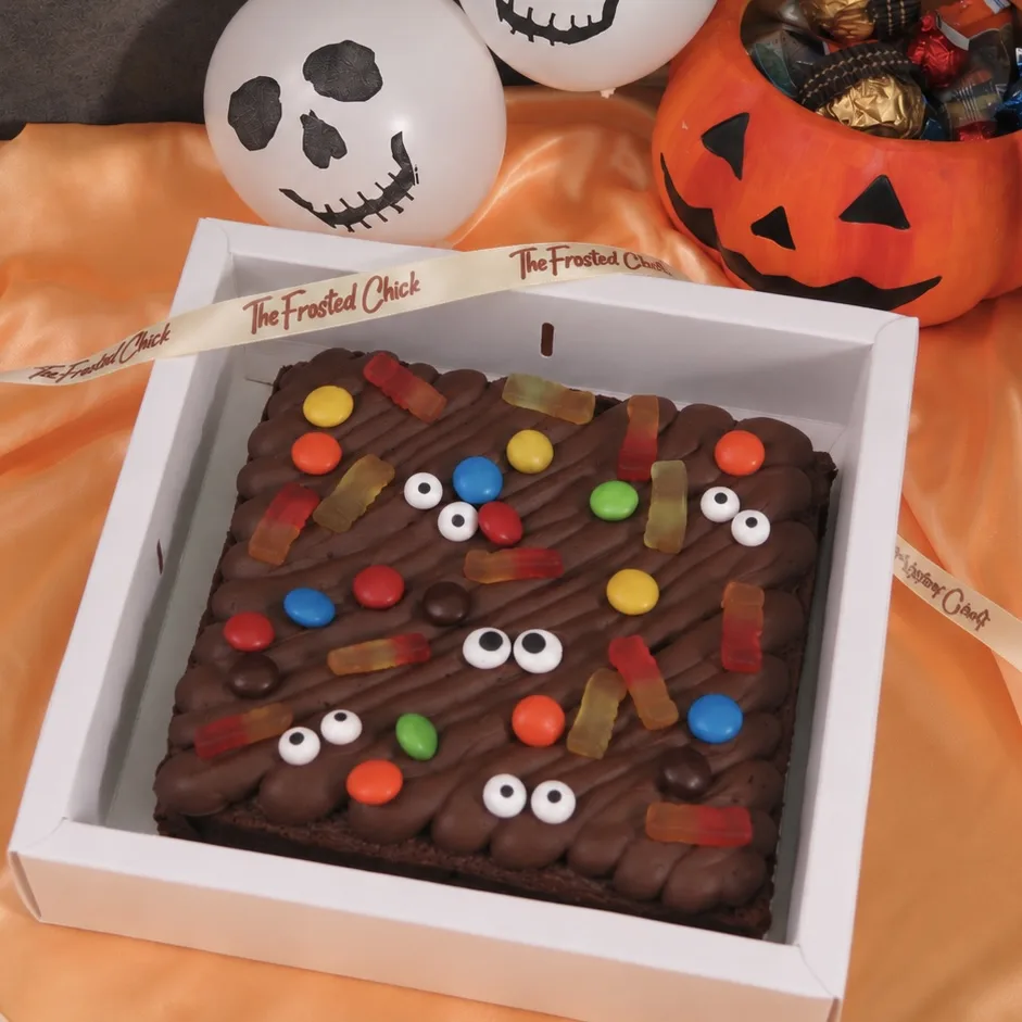 Spooky Candy Monster Brownie