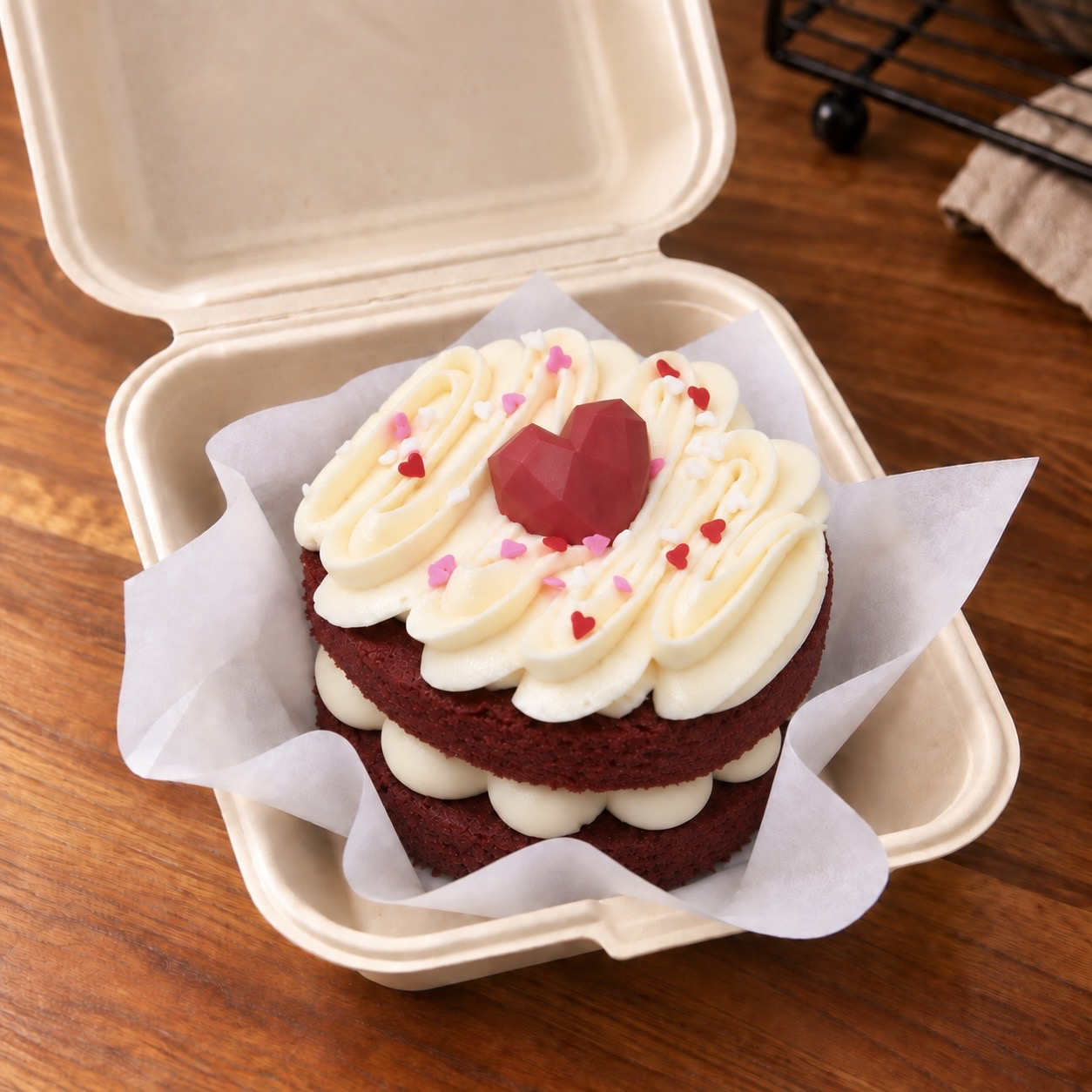 Rustic Red Velvet Bento