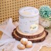 Classic Butter Macadamia Snowball Cookies tin with cookies – The Frosted Chick