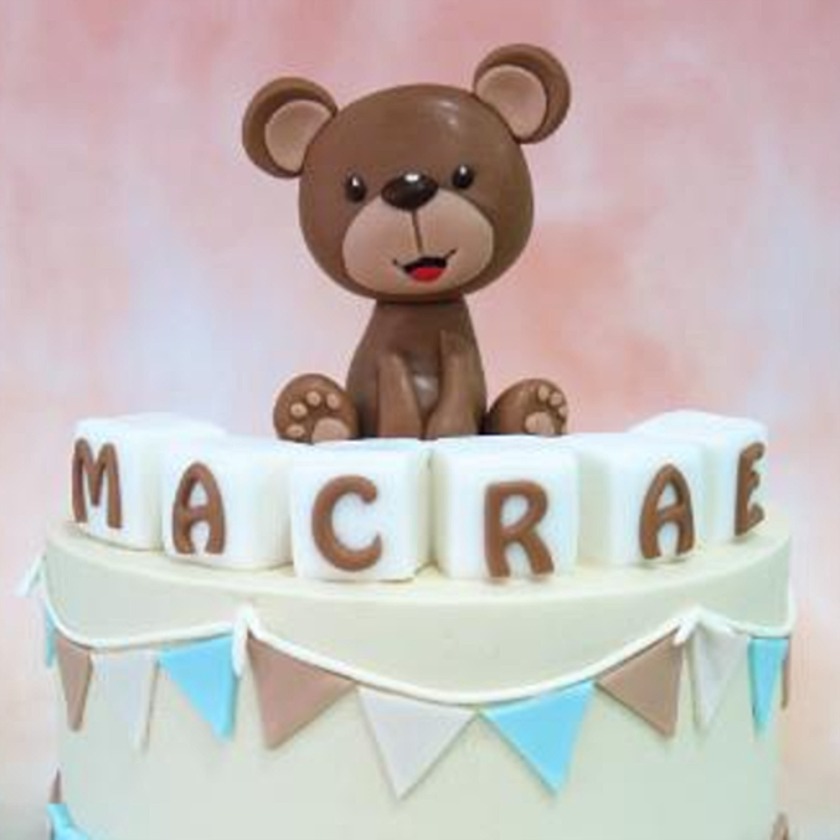 (Add On) Fondant Cube Letter (per piece)
