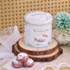 Purpleberry Cranberry Pistachio Snowball Cookies tin with cookies – The Frosted Chick