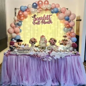 Dessert table add-on – round balloon arch